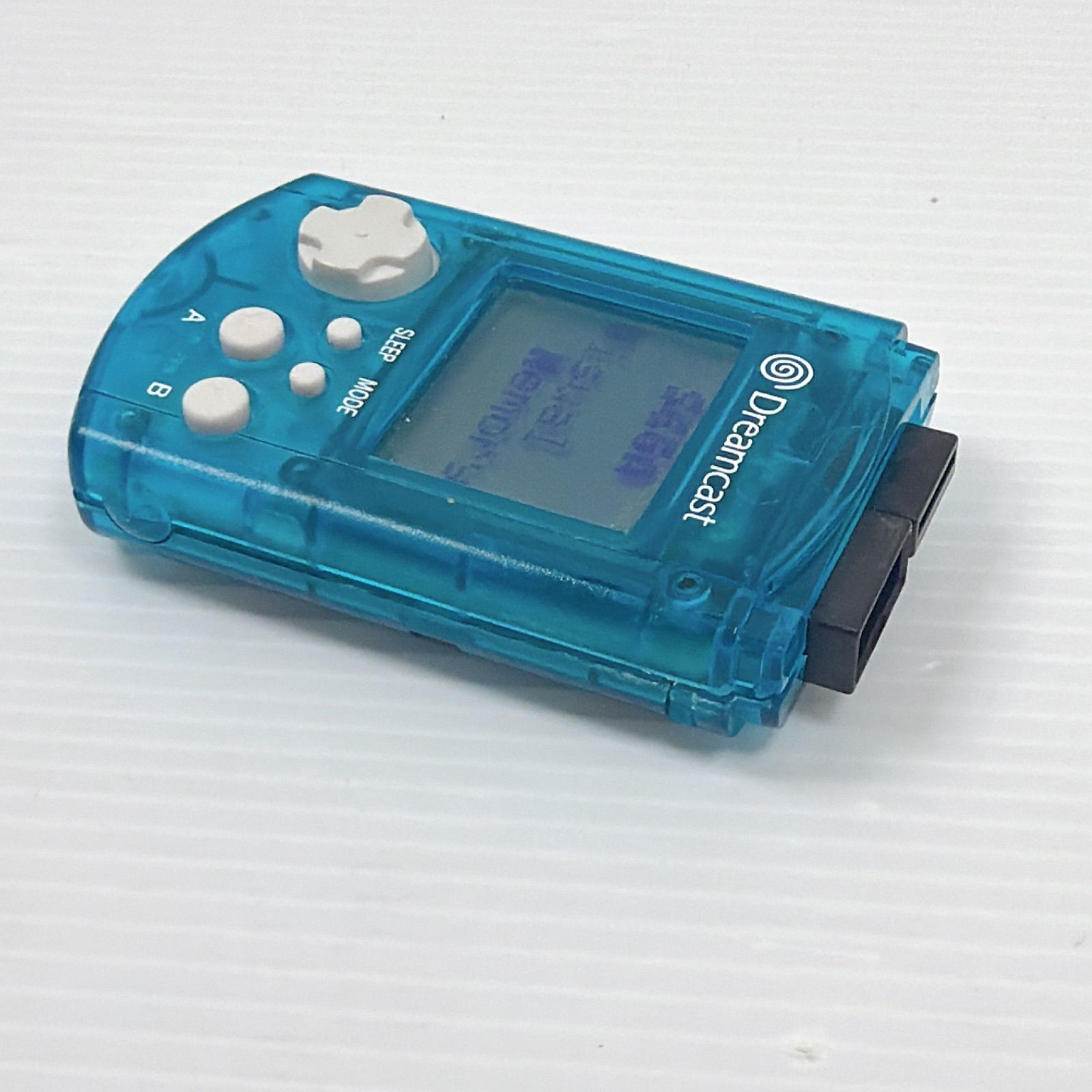 美品 ドリームキャスト ビジュアルメモリー HKT-7000 クリアブルー