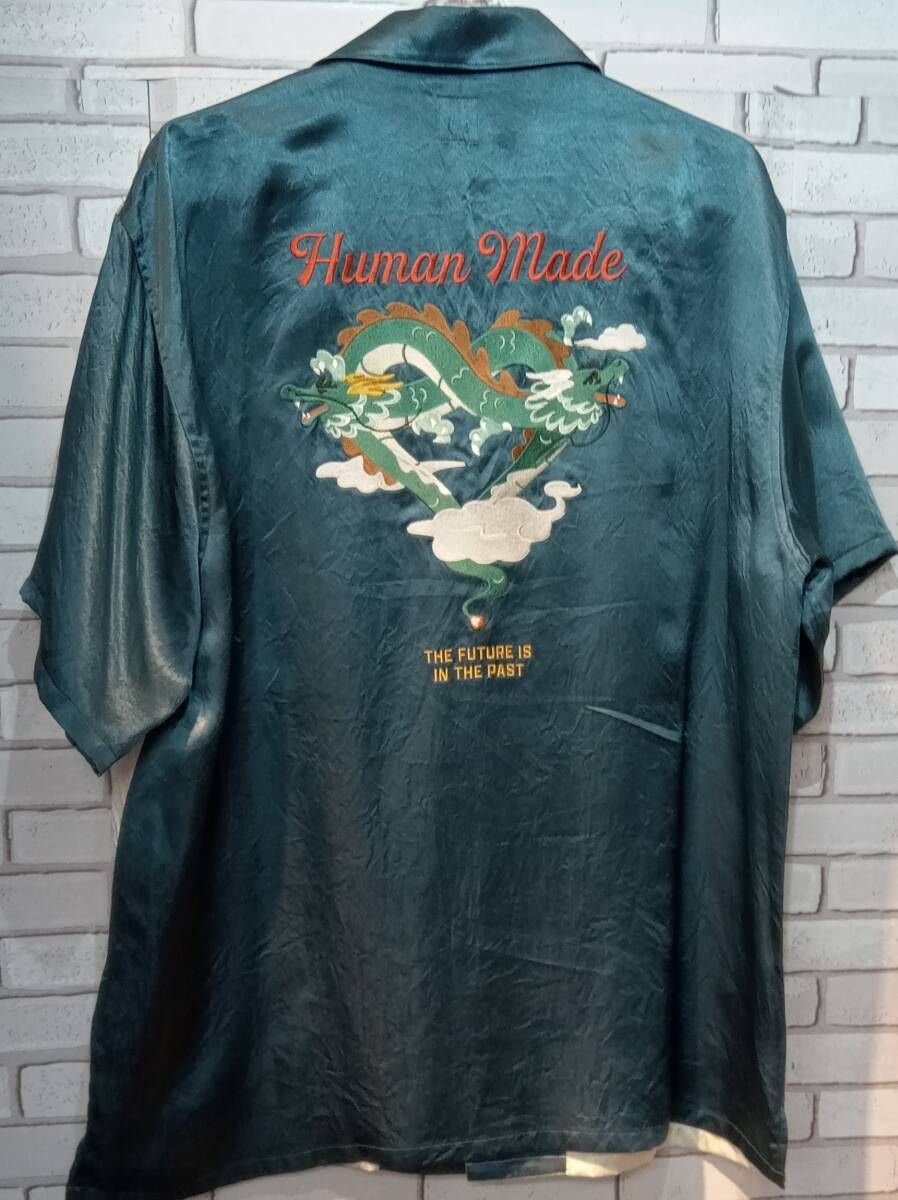 HUMAN MADE ヒューマンメイド 半袖シャツ YOKOSUKA SHIRT レーヨン 刺繍 サイズXXL