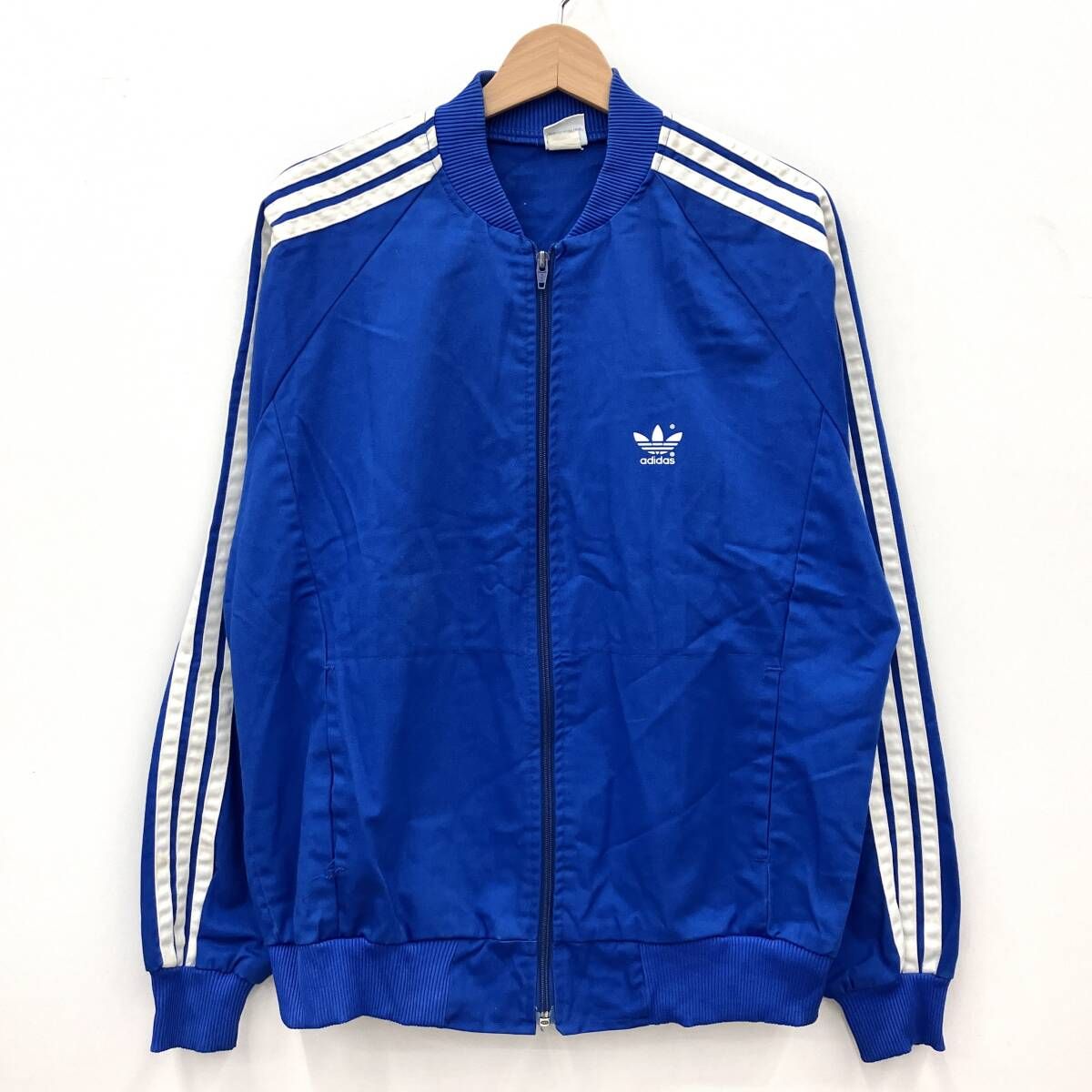 adidas アディダス トラックジャケット SEE REVERSE FOR CARE その他ジャケット 表記サイズL