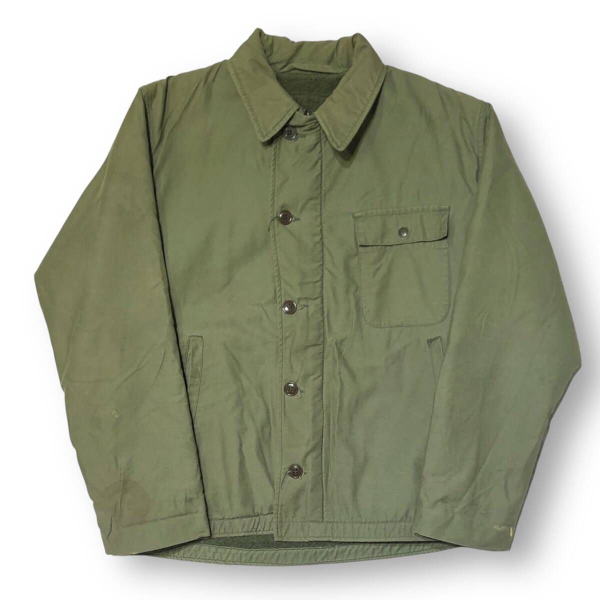 US.NAVY A-2 DECK JACKET G-1 カーキ ミリタリー