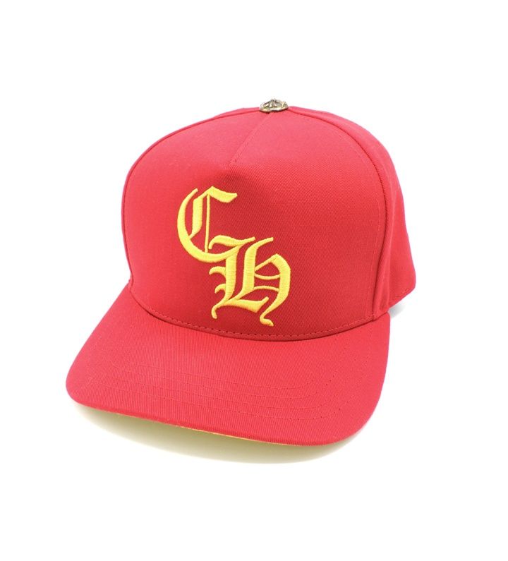 クロムハーツ CHROME HEARTS 【 CH HAT 】 CH ロゴ 刺繍 ベース ボール