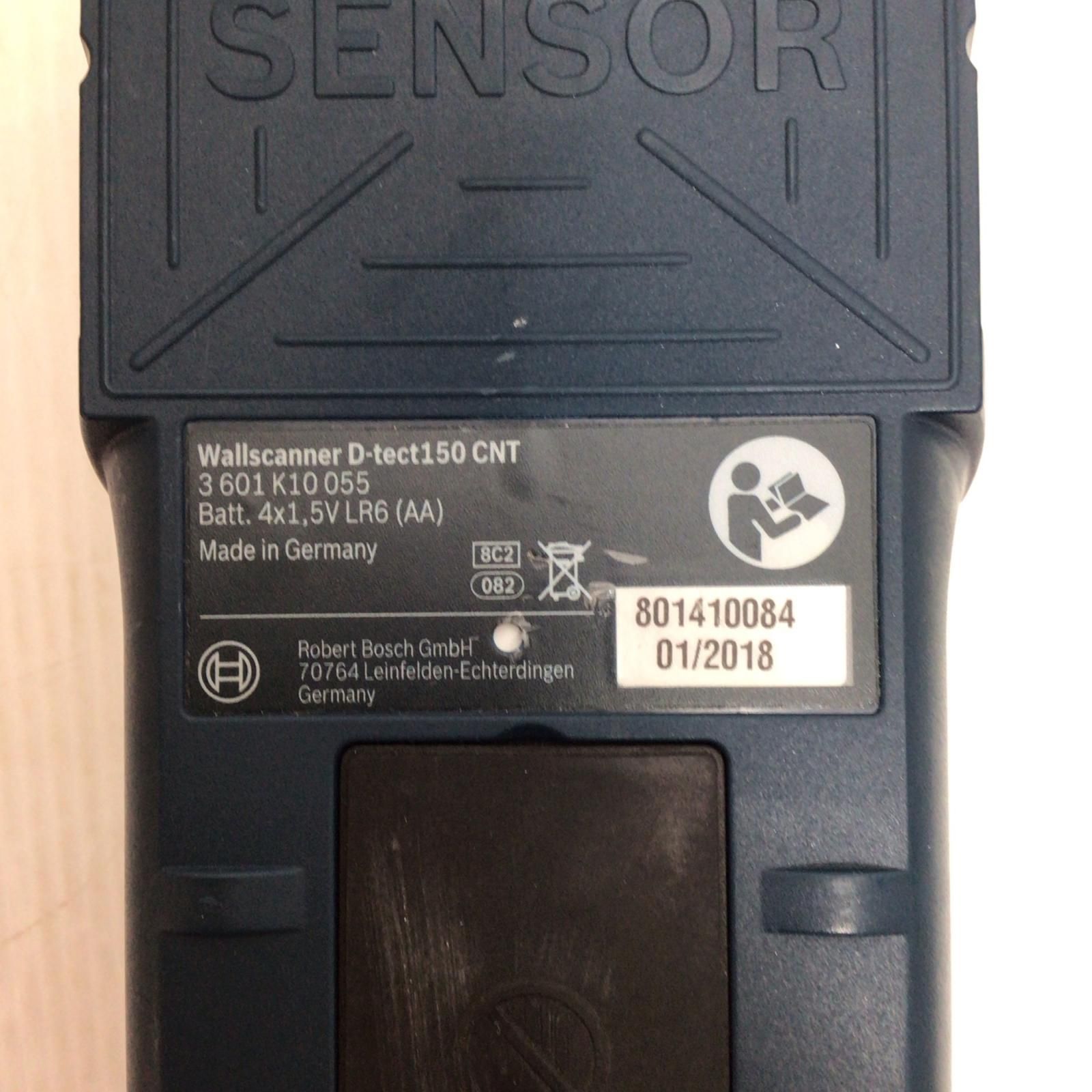  ΘΘBOSCH ボッシュ ウォールディテクタ 程度B ケース付 ケースファスナー片側破損 D tect 150 CNT その他 計測 検査