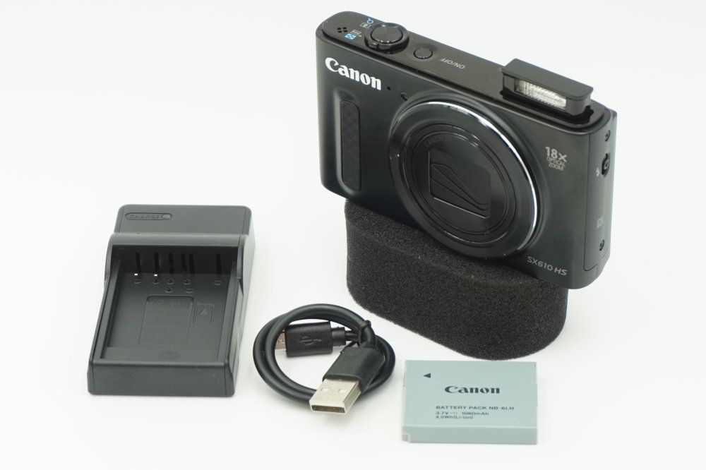 Canon デジタルカメラ PowerShot SX 610 HS ブラック 光学18倍ズーム BK