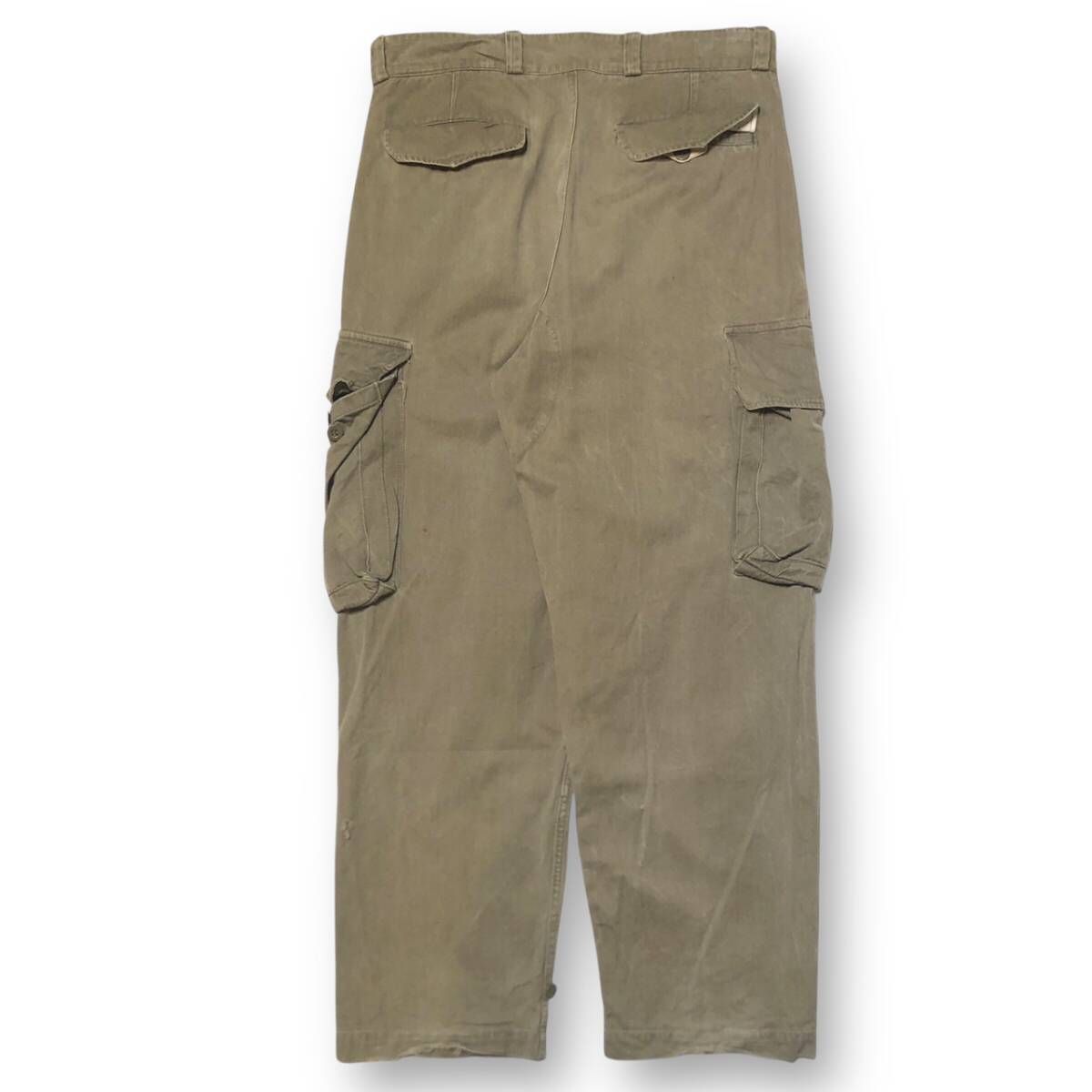 MILITARY M-47 後期 French Military カーゴパンツ サイズ33 カーキ系