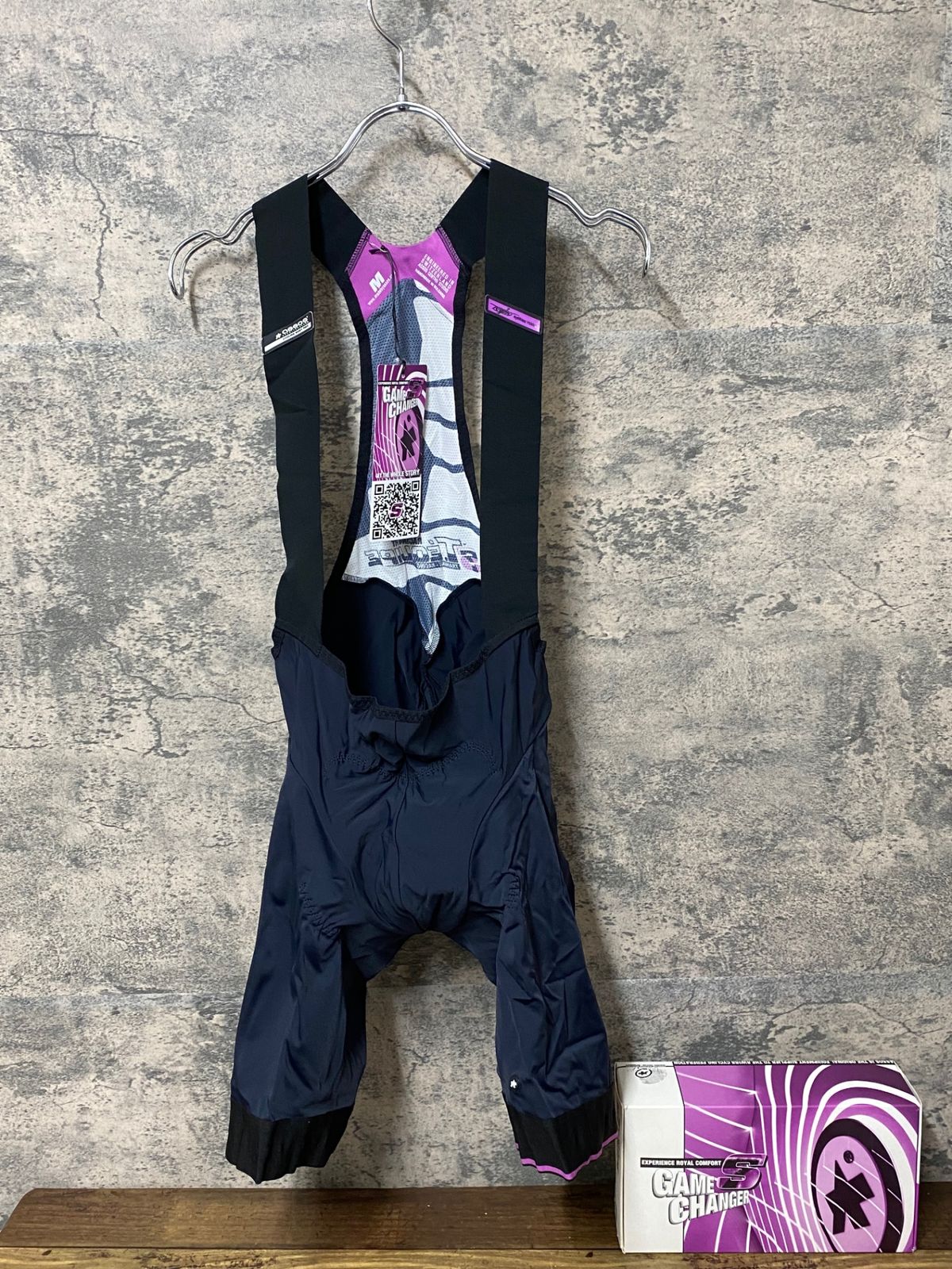 JQ 196 アソス assos T equipe S 7 ビブショーツ 黒 M