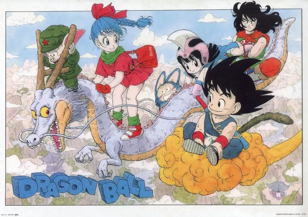 鳥山明　ドラゴンボール　折込みポスター用　イラスト　WJ　1991年　30cm 中古】クリアポスター 鳥山明カラーイラストクリアポスター(A3) 集合