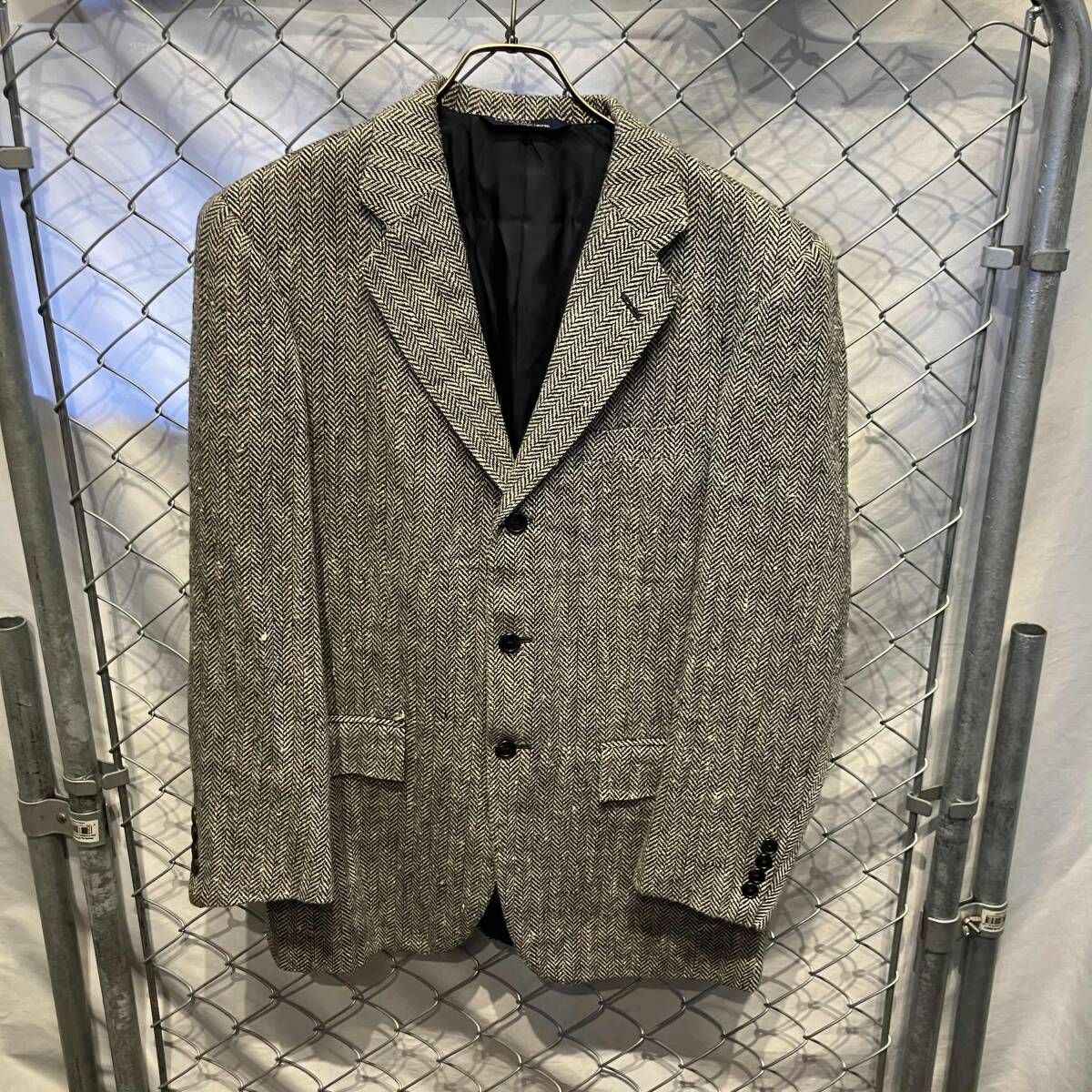 80s POLO RALPH LAUREN テーラードジャケット ヘリンボーン柄 ポロ