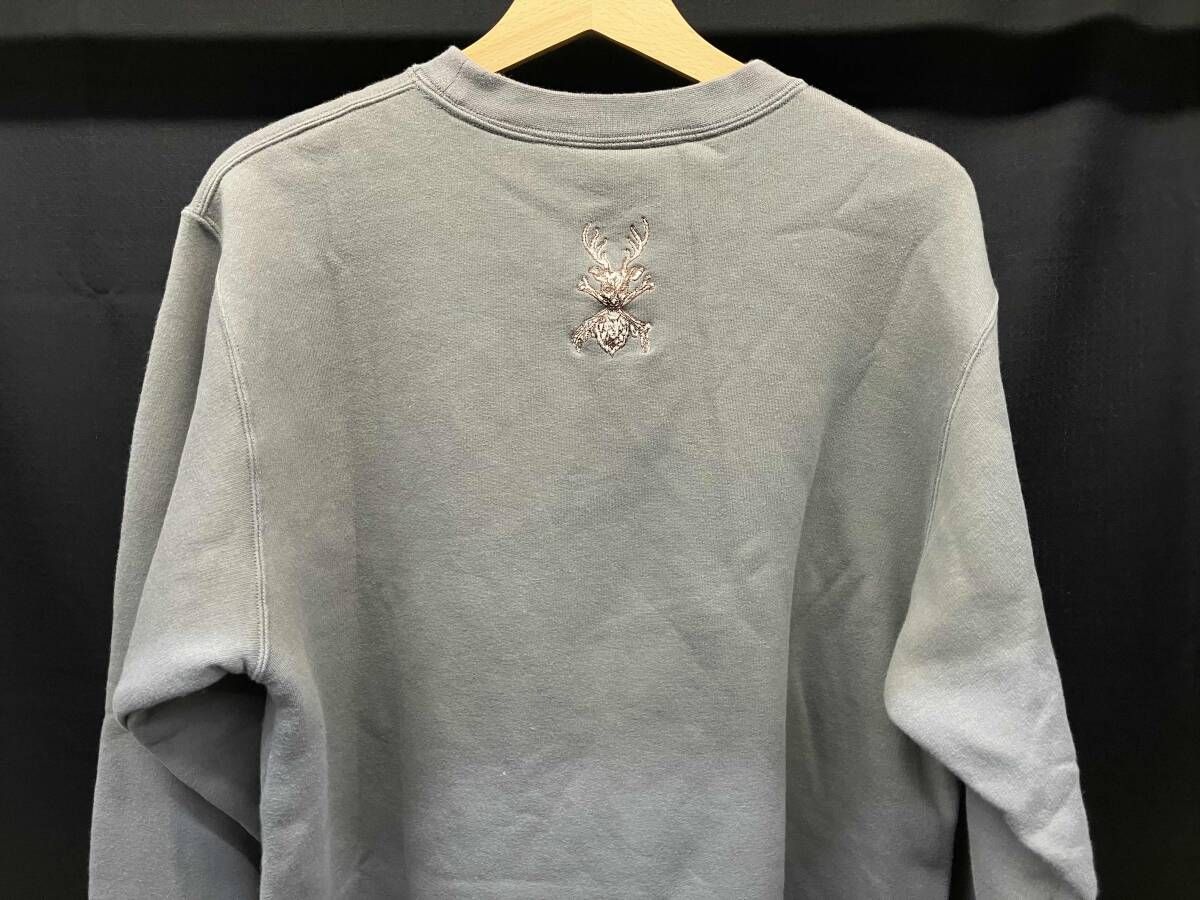 STUSSY ステューシー 90s old stussy ワッペンロゴ 中国製 グレー