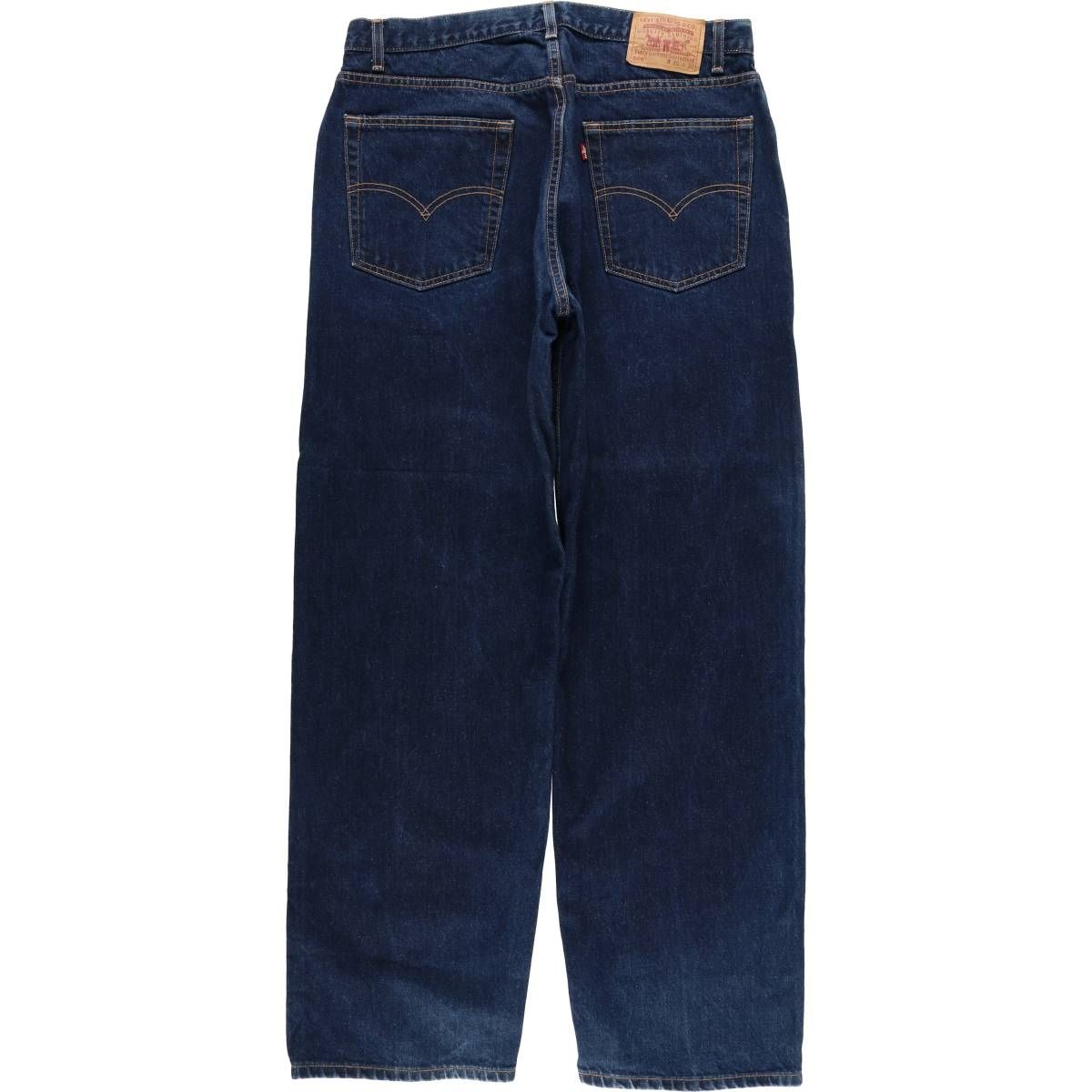 古着 濃紺 00年代 リーバイス Levi s 00569 0957 LOOSE FIT ストレートデニムパンツ メンズw 37相当 eaa 603884