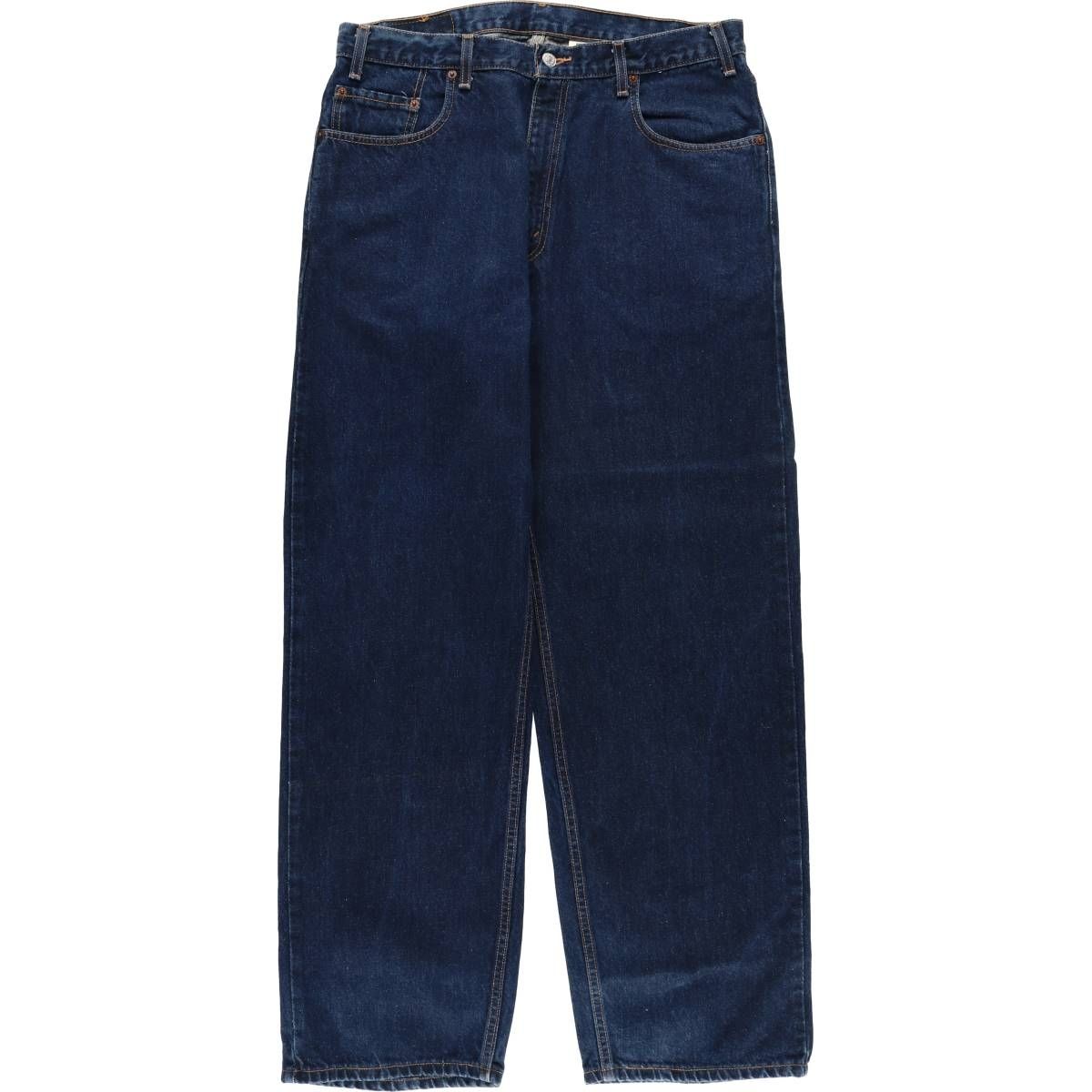 古着 濃紺 00年代 リーバイス Levi's 00569-0957 LOOSE STRAIGHT FIT ストレートデニムパンツ メンズw37相当/eaa603884