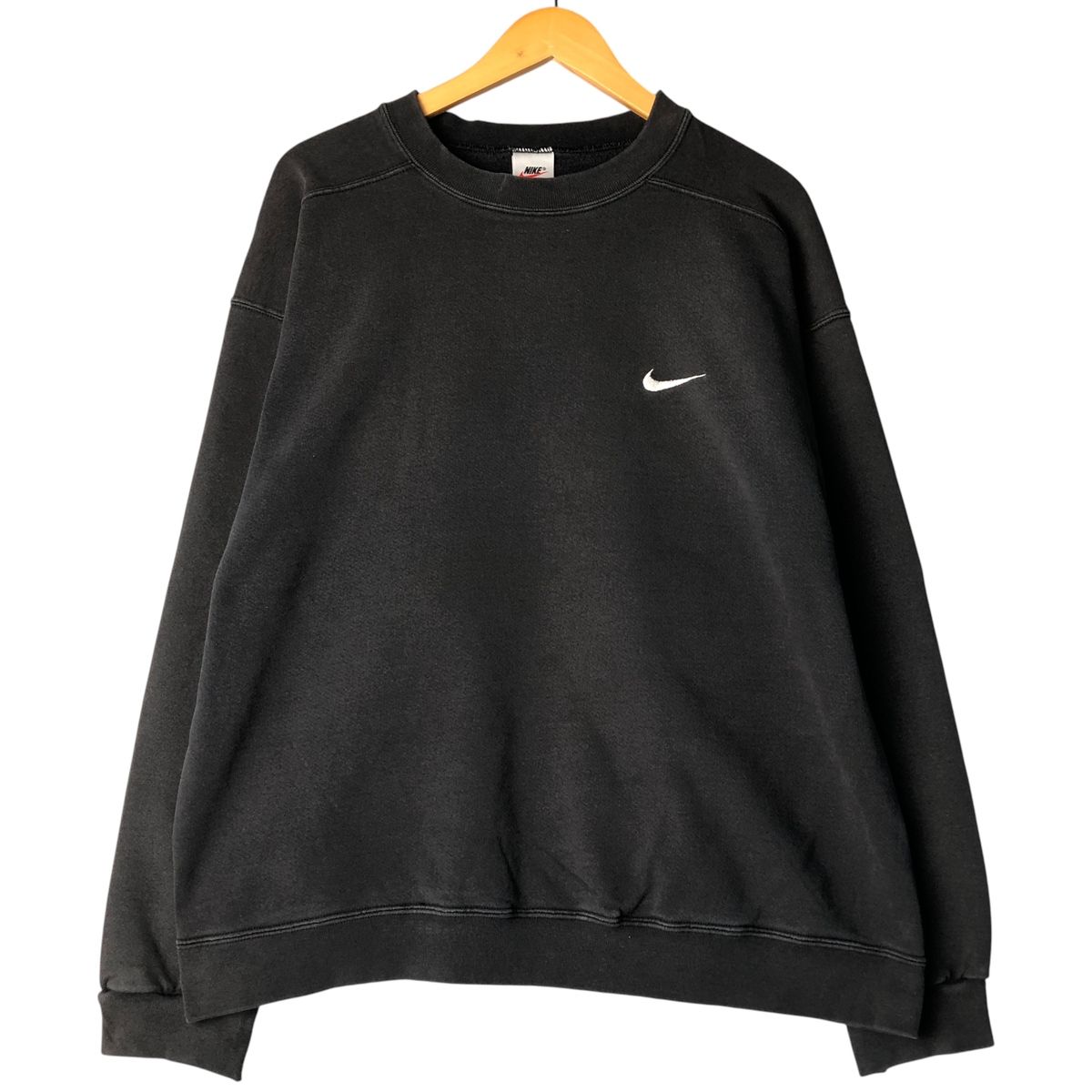 古着 90年代 ナイキ NIKE ワンポイントロゴスウェットシャツ