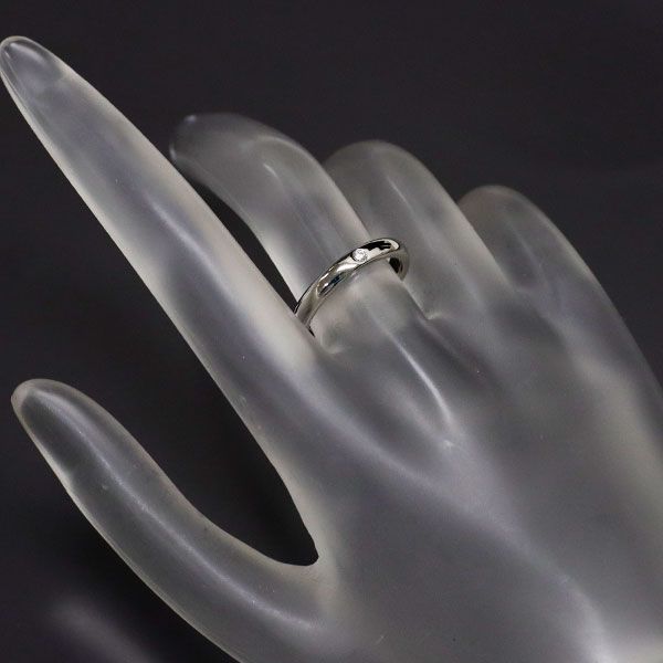 ティファニー Pt950 ダイヤモンド リング スタッキングバンド - メルカリ