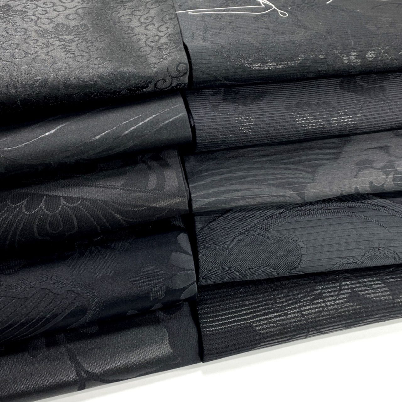 喪服帯 10本 帯おまとめ売り リメイク用 着付け練習用【M034】 - メルカリ