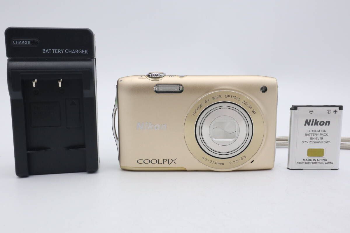 Nikon COOLPIX S3300 ニコン コンパクトデジタルカメラ ゴールド