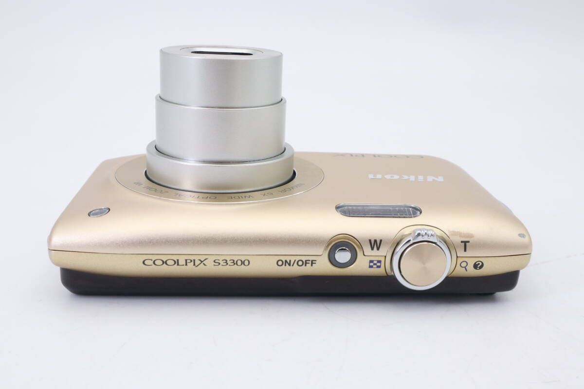 Nikon COOLPIX S3300 ニコン コンパクトデジタルカメラ ゴールド