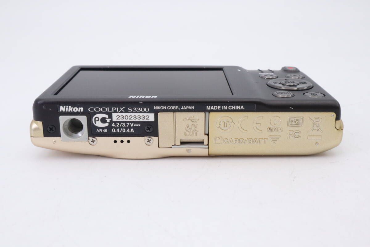 Nikon COOLPIX S3300 ニコン コンパクトデジタルカメラ ゴールド 