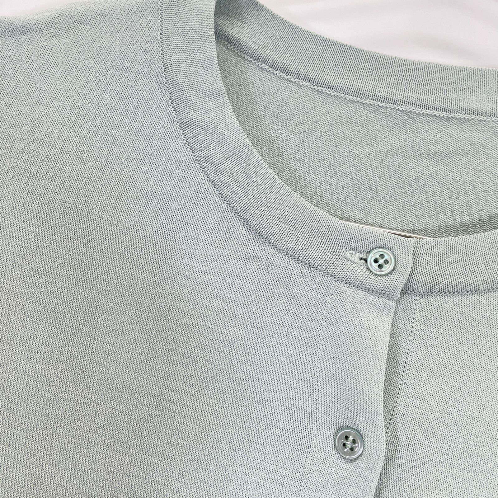 FOXEY フォクシー 36823 ﾌﾞﾙｰ ｸﾙｰﾈｯｸｶｰﾃﾞｨｶﾞﾝ 38 - メルカリ