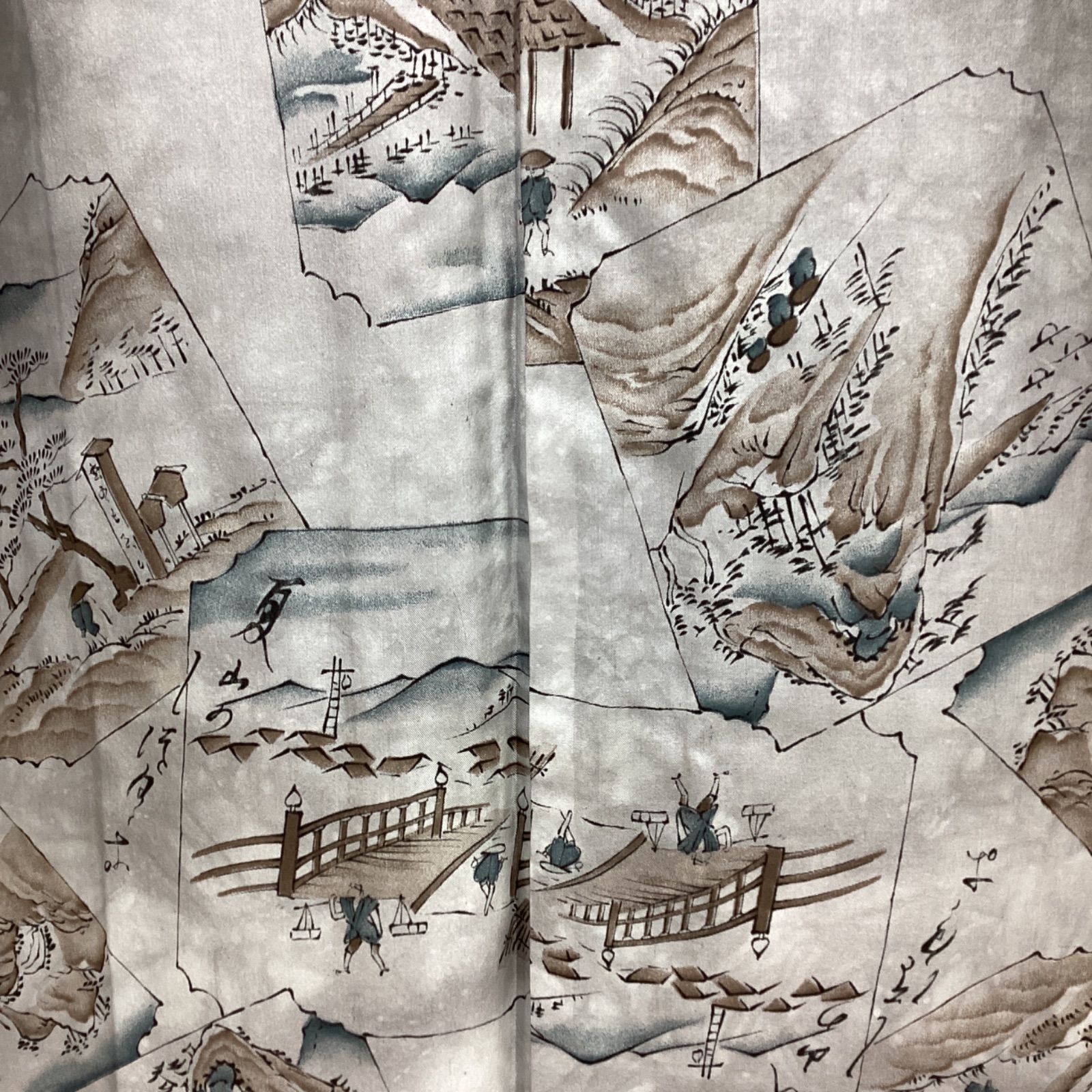 新品未使用 メンズ 着物羽織り 紬地 正絹 証紙つきR59 - メルカリ