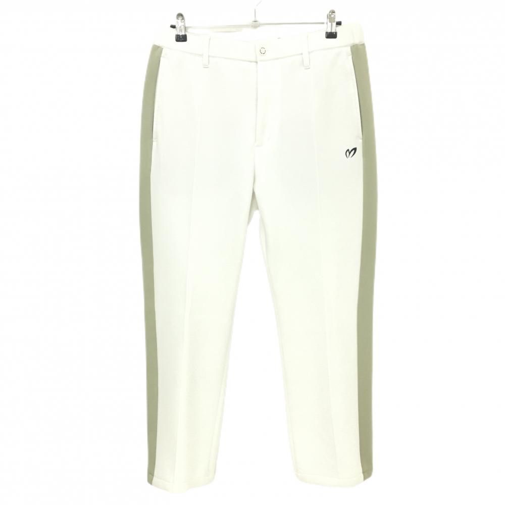 マスターバニー パンツ 白 カーキ サイドライン ウエスト調整紐 メンズ 6 XL ゴルフウェア モデル MASTER BUNNY EDITION