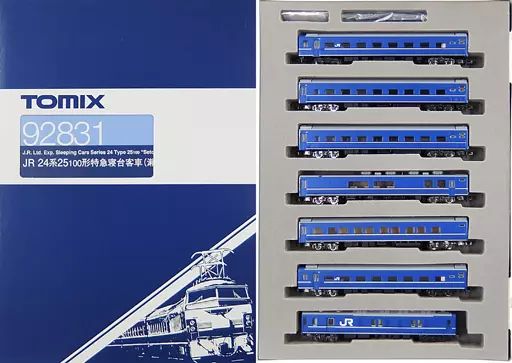 鉄道模型 1/150 JR 24系 25-100形 特急寝台客車 瀬戸(7両セット 鉄道模型 1/150 JR 24系 25-100形 特急寝台客車 瀬戸(7両セット
