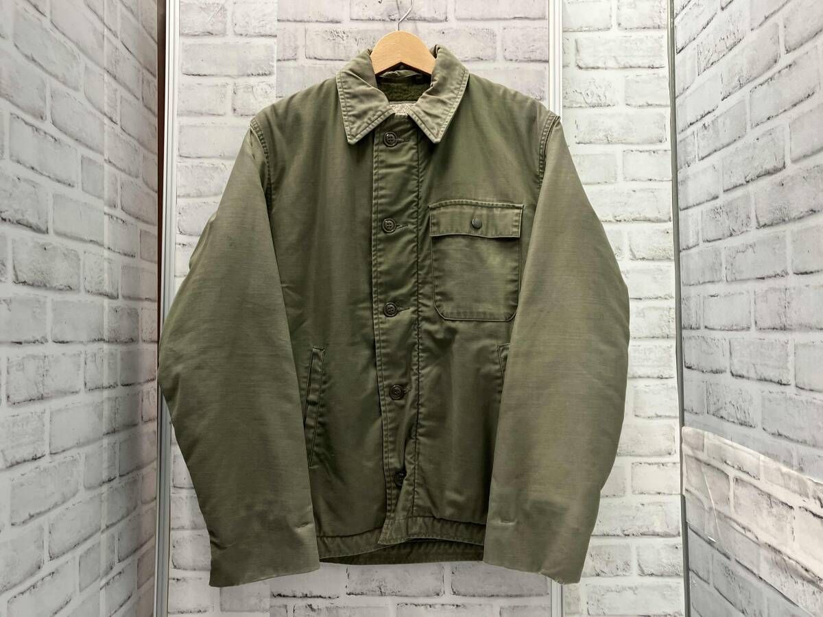 U.S.ARMY/80s/デッキジャケット/カーキ/コットン/DLA100-80-C- A-2/G-1