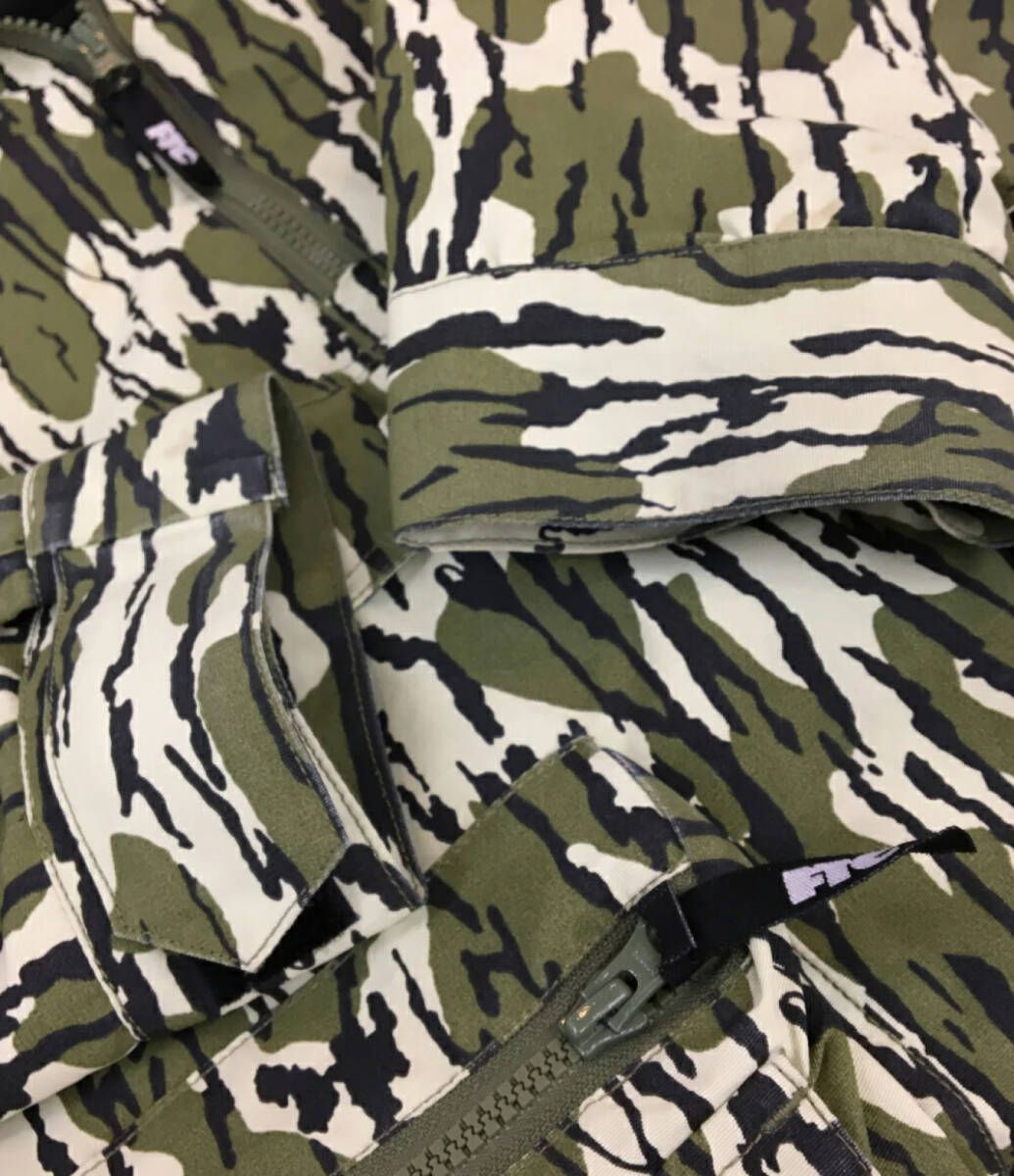 22AW FTC TACTICAL ANORAK アノラックパーカーカモ柄 size L グリーン 