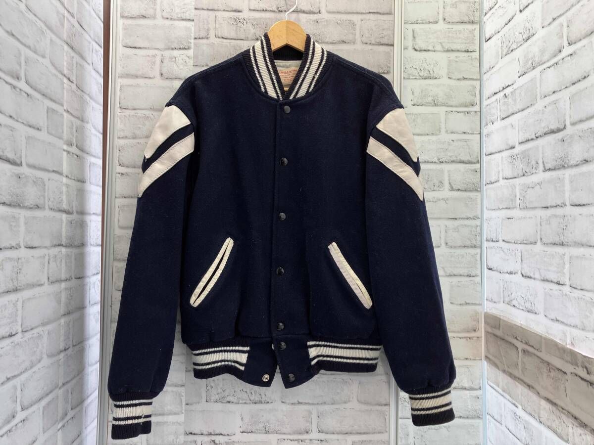 HOLWERDA・SNOAP/古着/80s/アワードジャケット/スタジャン/ウール素材