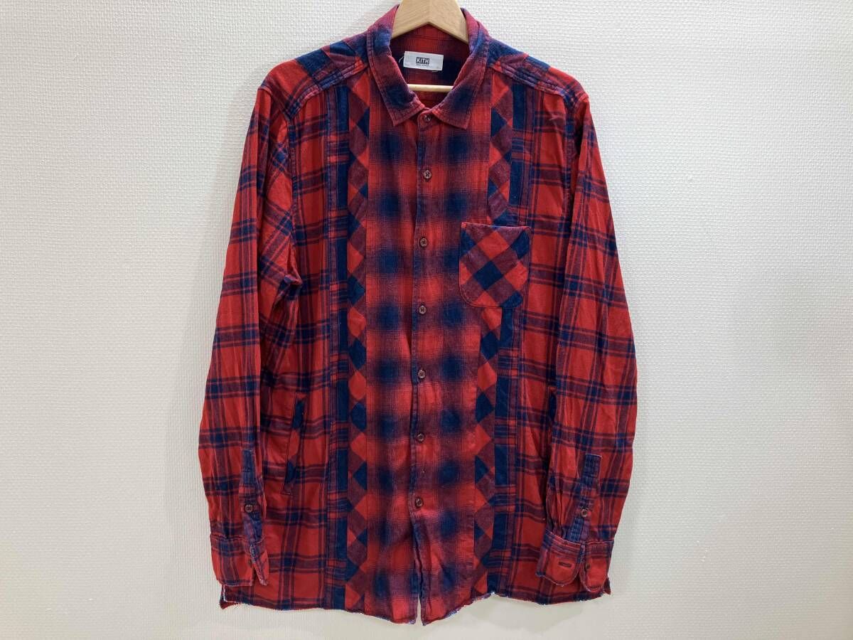 KITH キス チェックネルシャツ 長袖チェックシャツ 長袖ネルシャツ