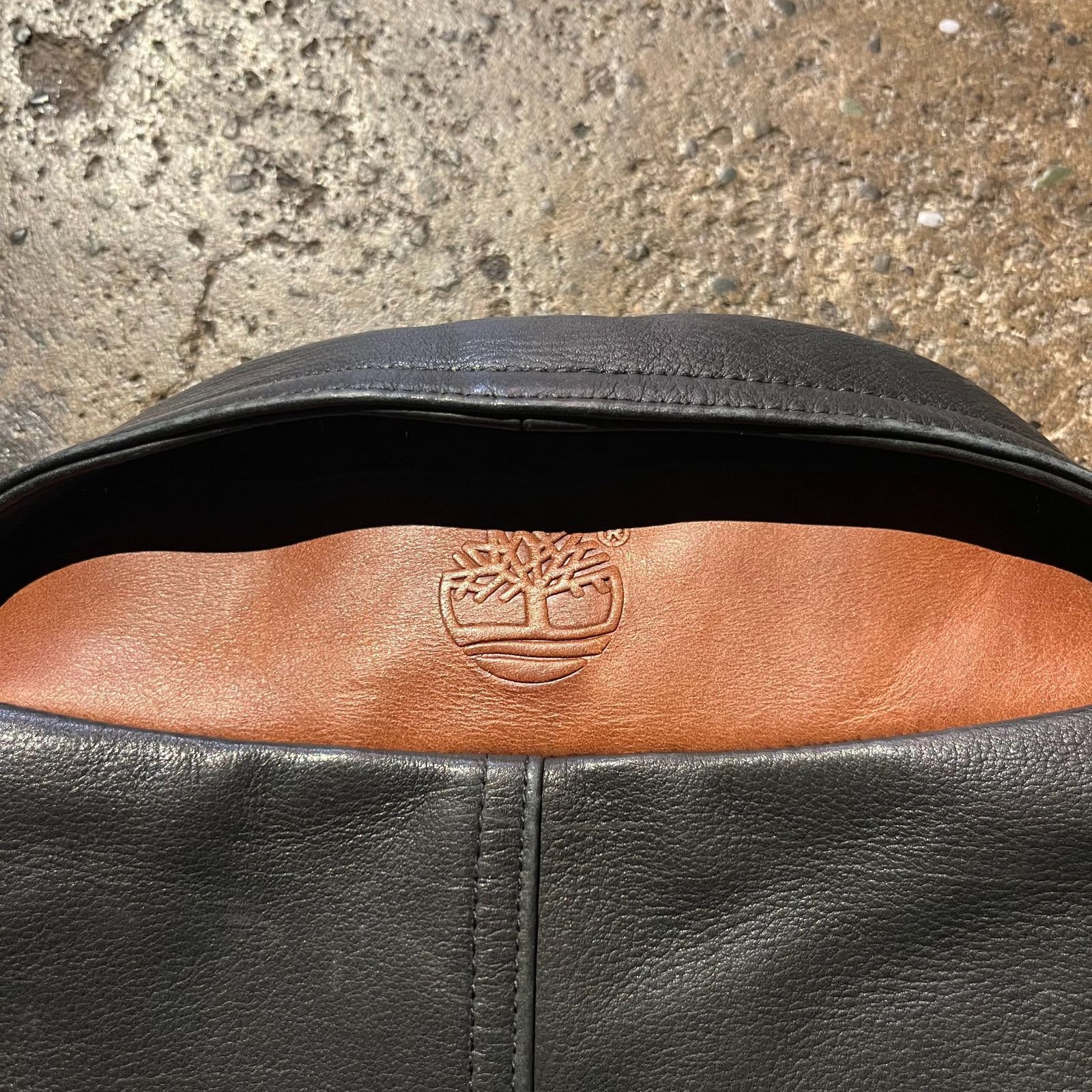 Timberland 90s レザーカーコート ティンバーランド レザージャケット