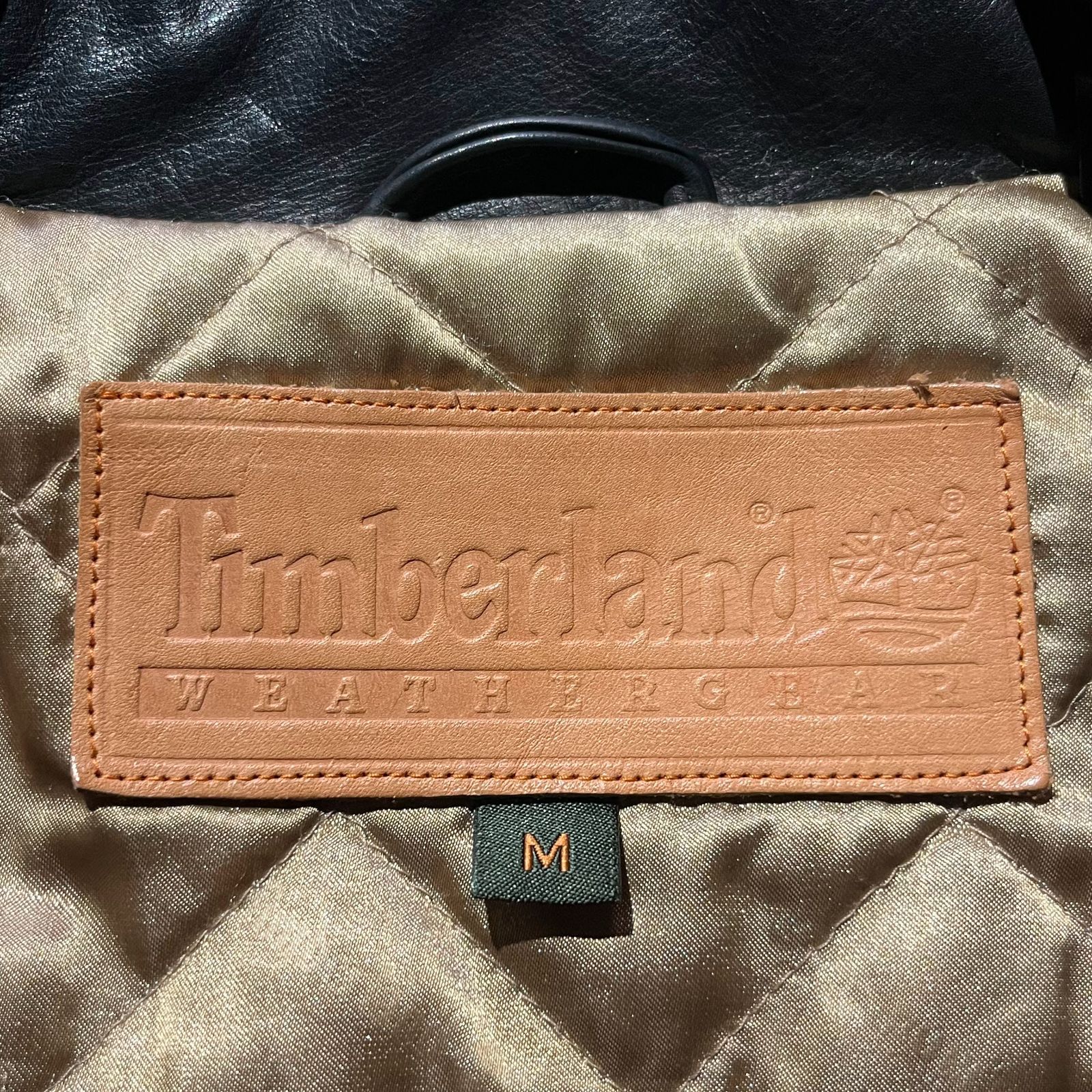 Timberland 90s レザーカーコート ティンバーランド レザージャケット