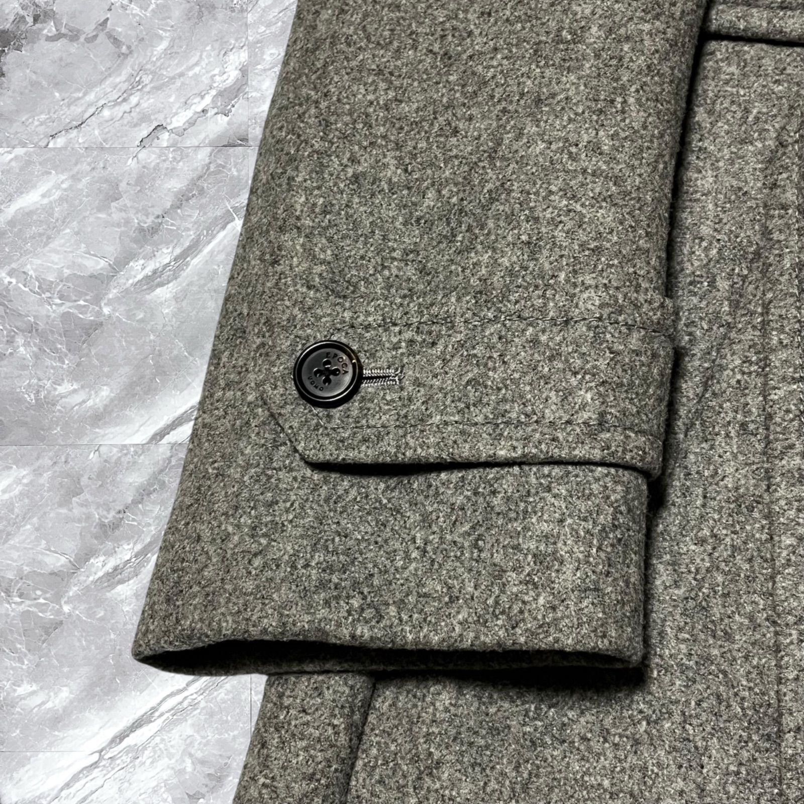 極美品 EPOCA UOMO エポカウォモ ステンカラーコート トレンチコート
