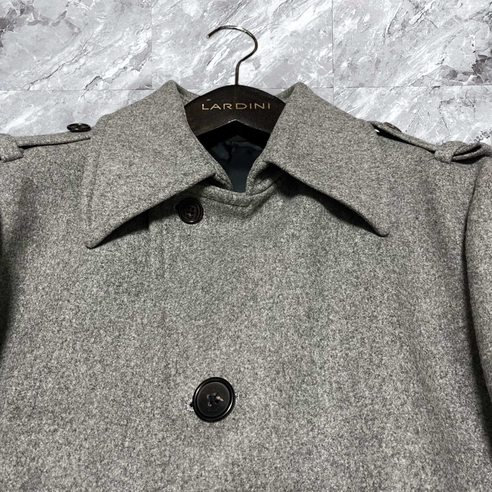 極美品 EPOCA UOMO エポカウォモ ステンカラーコート トレンチコート