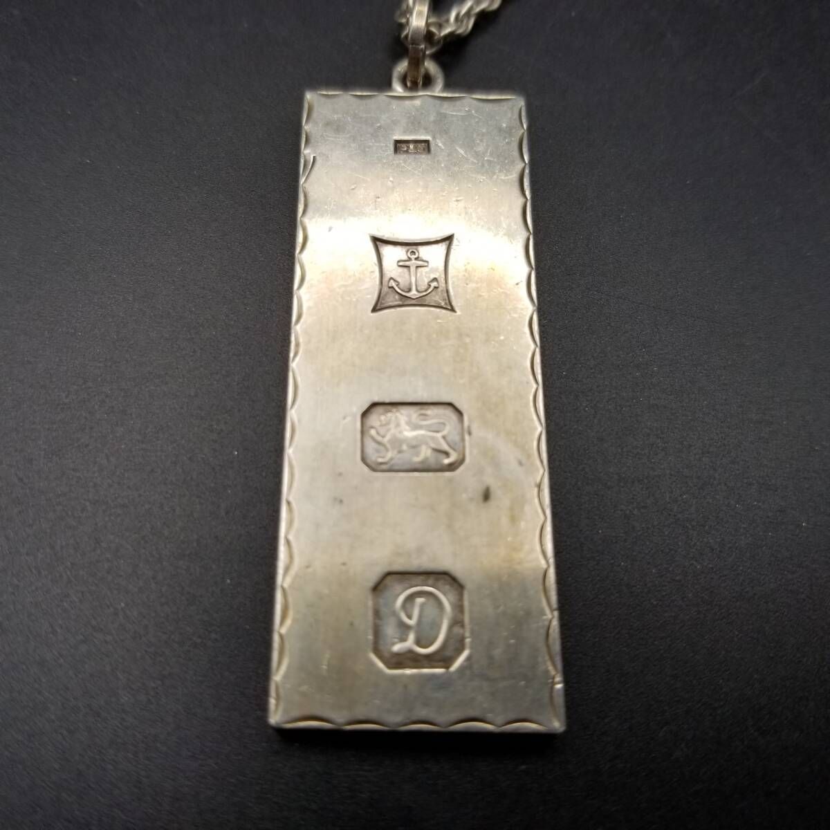 1978年 英国 ヴィンテージ 白鳥と蒲 水辺の風景 エッチング チャーム