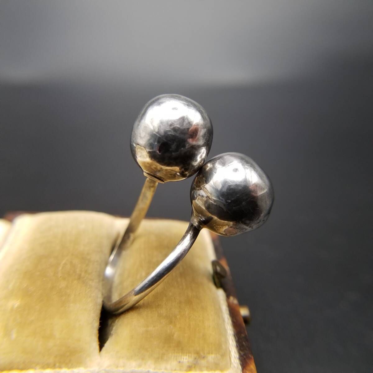 50'60's メキシコ 925 シルバー ダブル メタルボール ヴィンテージ