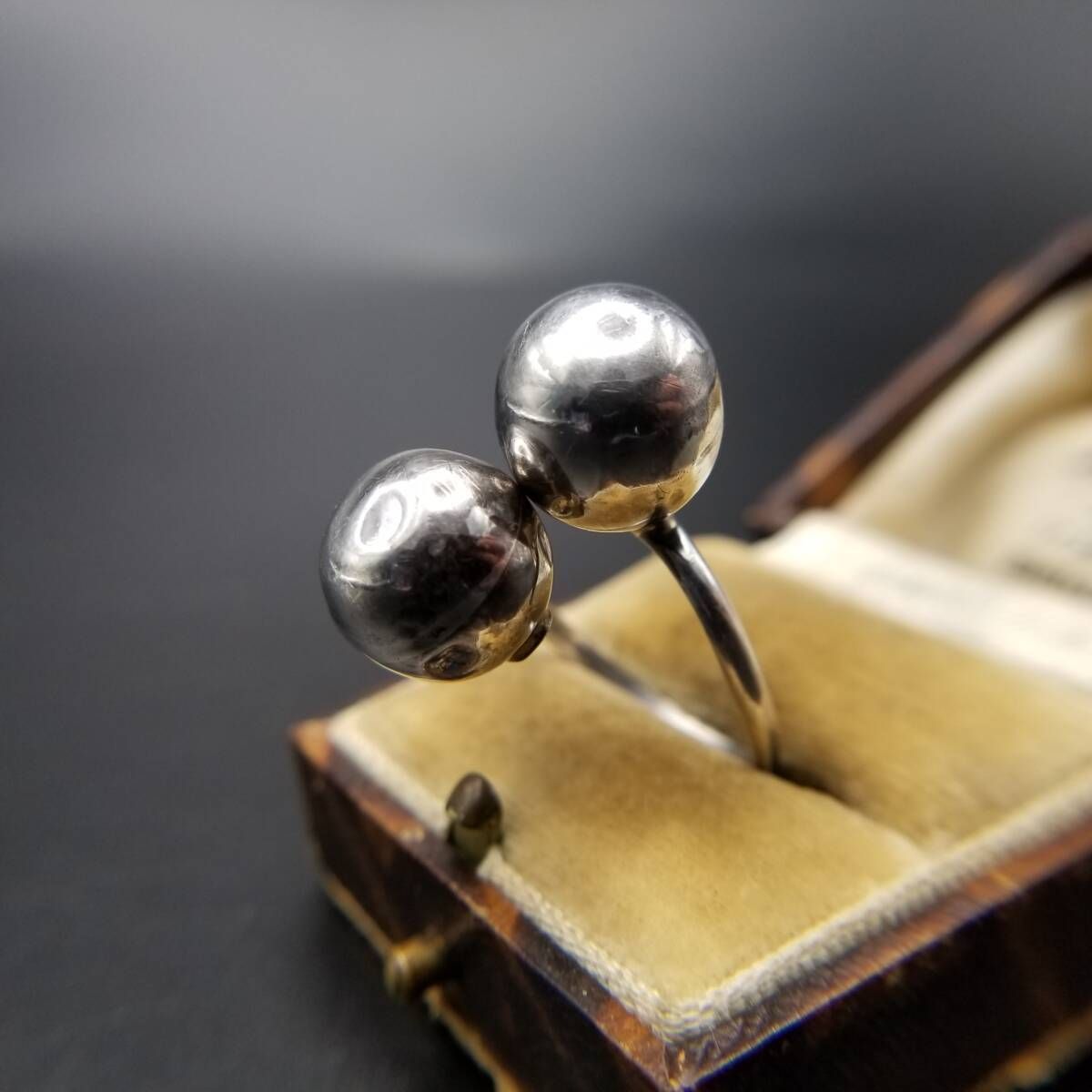 50'60's メキシコ 925 シルバー ダブル メタルボール ヴィンテージ