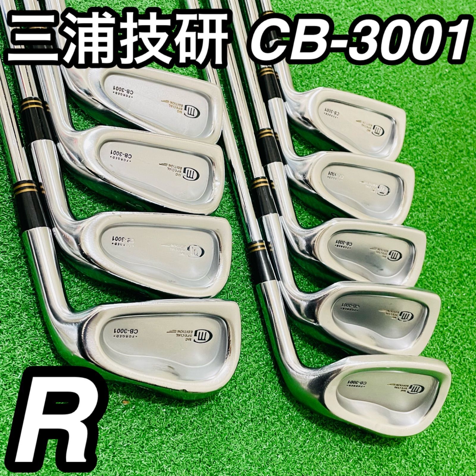 ‼️三浦技研 3001 CB アイアン 9本セット‼️ 三浦技研 CB-3001 MIURA ミウラギケン アイアン9本セット FM PRECISION