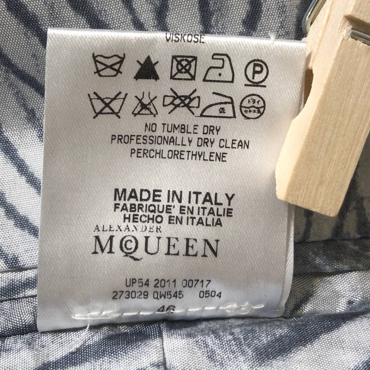 Alexander Mcqueen ベロアジャケット テ-ラ-ドジャケット 11年モデル