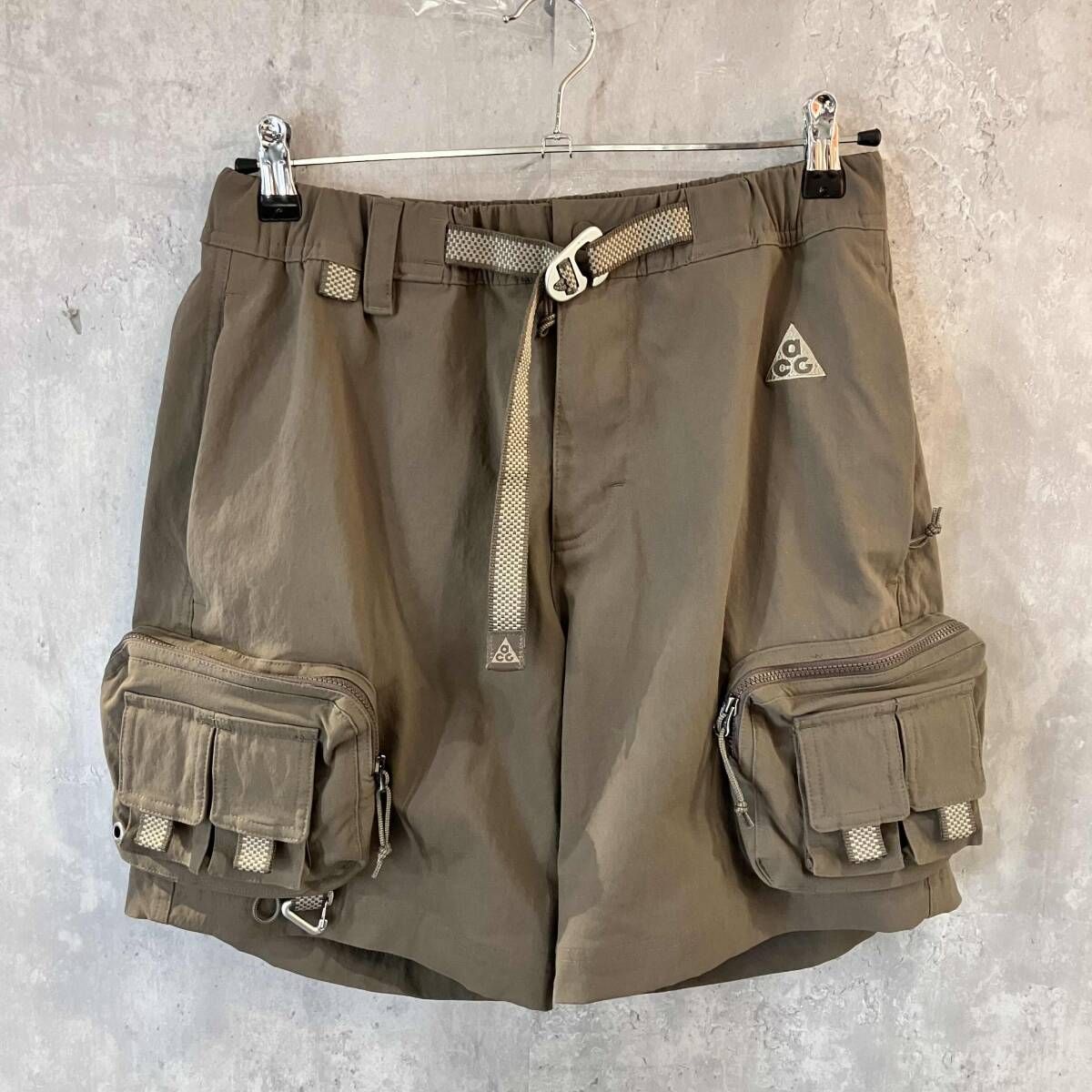 NIKE ACG AS M NRG CARGO SHORT ハーフカーゴパンツ XSサイズ カーキ ナイキ