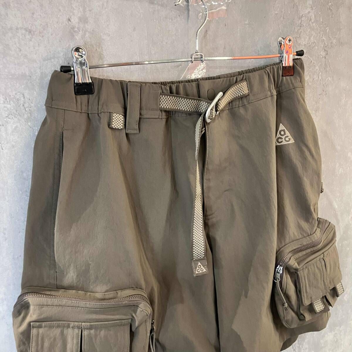 NIKE ACG AS M NRG CARGO SHORT ハーフカーゴパンツ XSサイズ カーキ ナイキ