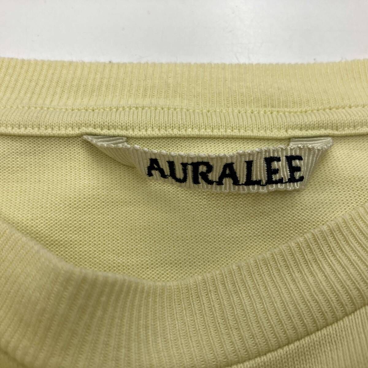 未使用品 ヒツジのいらない枕 -極柔 ブラックレーベル- 1 AURALEE/オーラリー/長袖Tシャツ/21ss/LUSTER PLATING L/S TEE /A21SP01BY