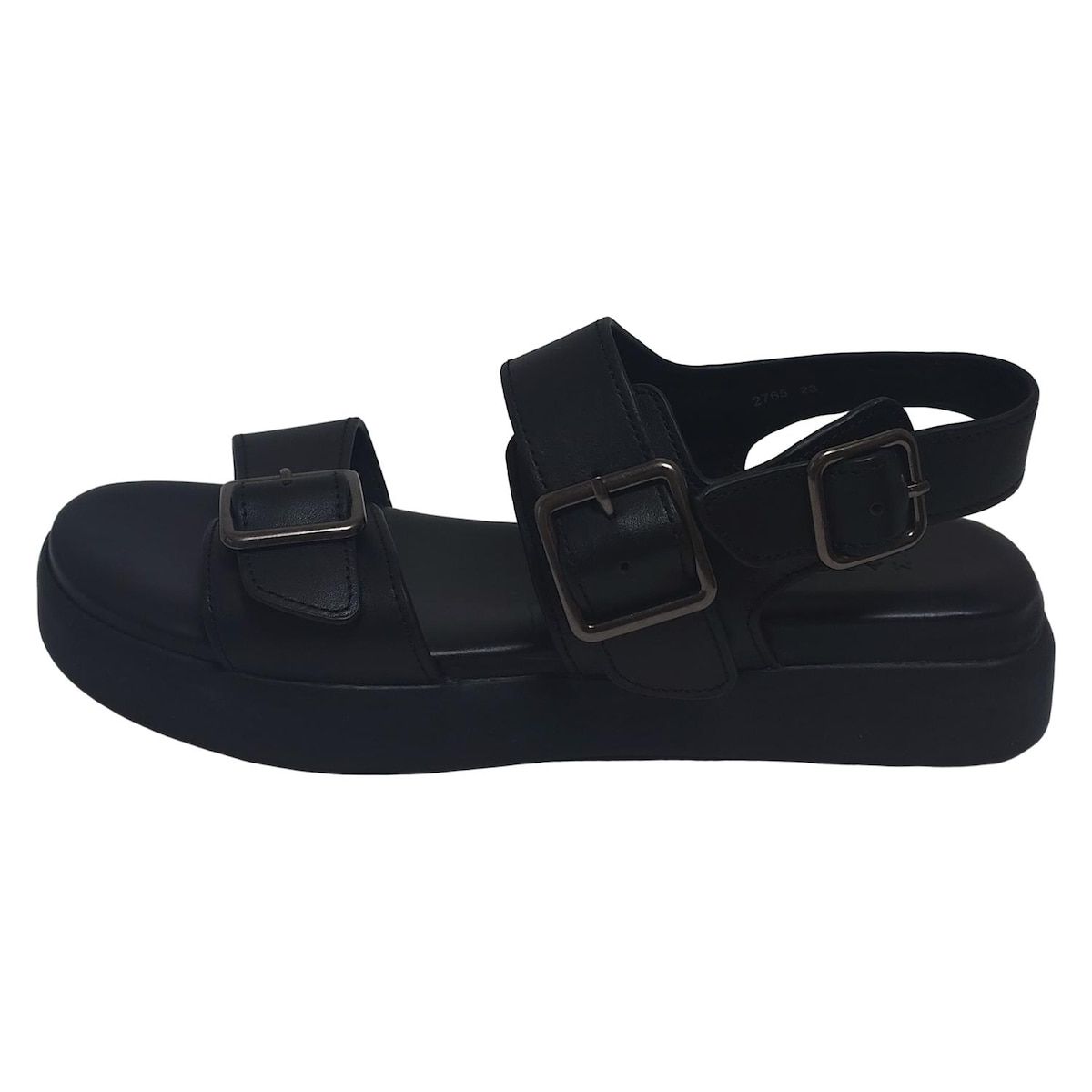 MargaretHowell マーガレットハウエル サンダル 23 レディース - 黒 レザー