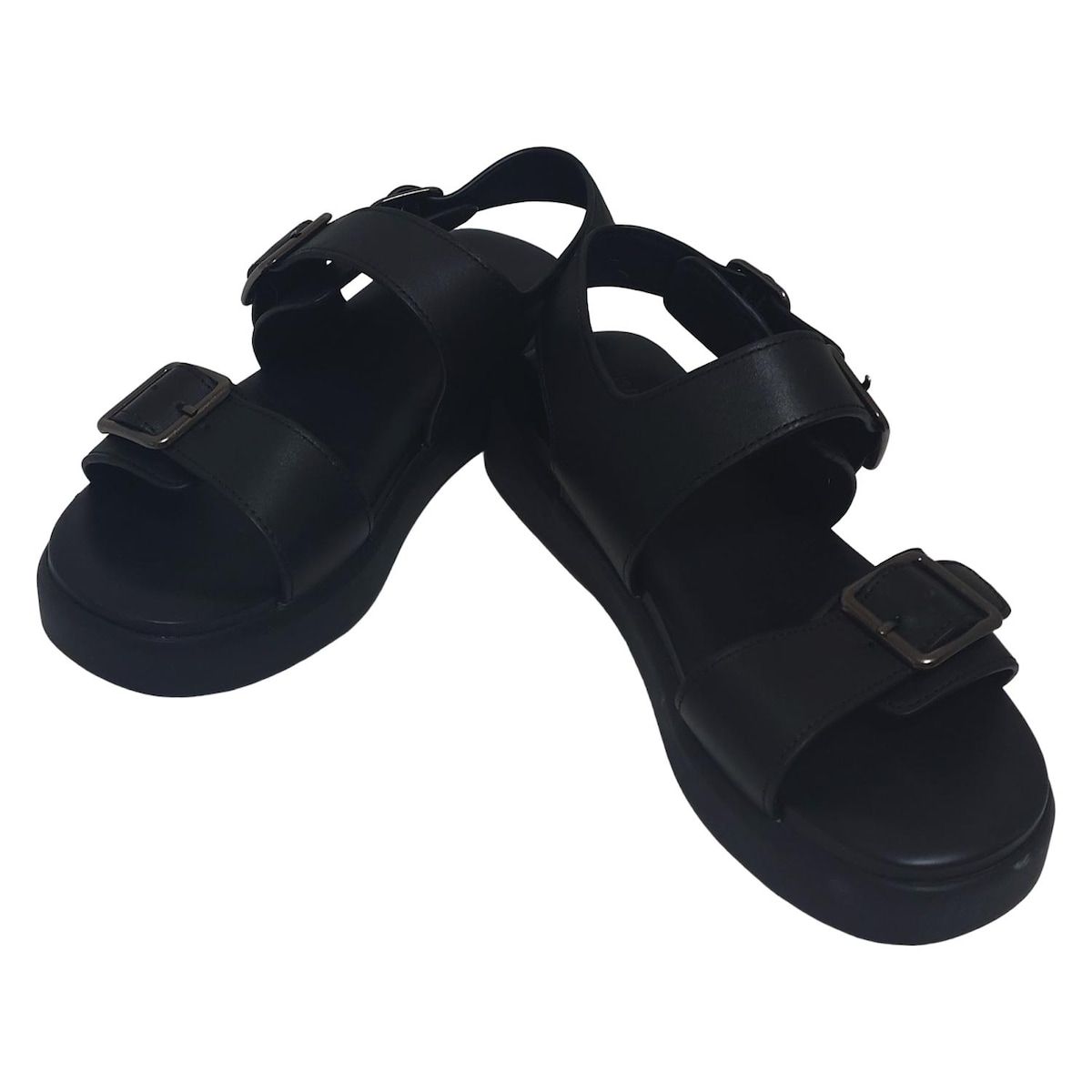 MargaretHowell マーガレットハウエル サンダル 23 レディース - 黒 レザー