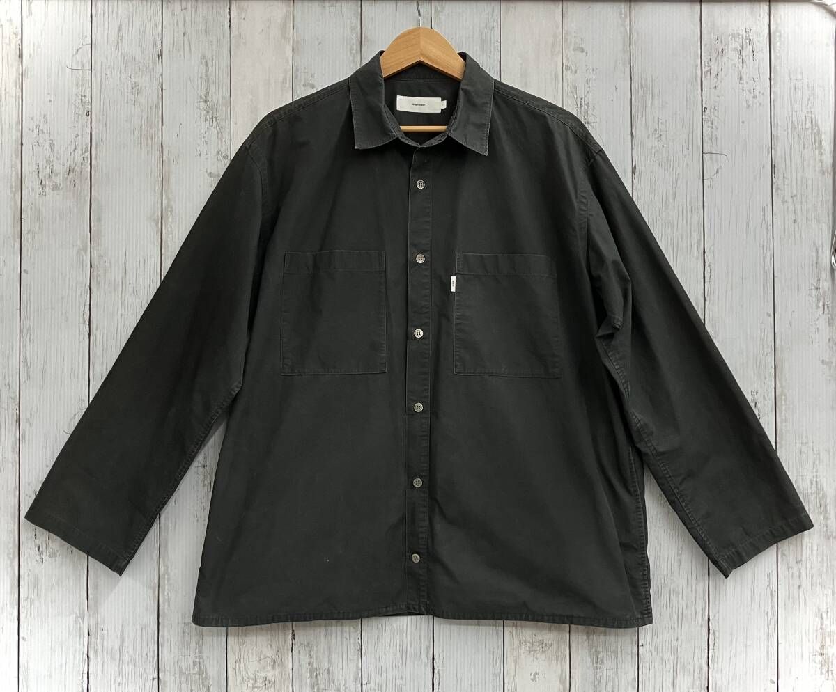 Graphpaper グラフペーパー 綿100% ブラック 長袖シャツ サイズ1表記