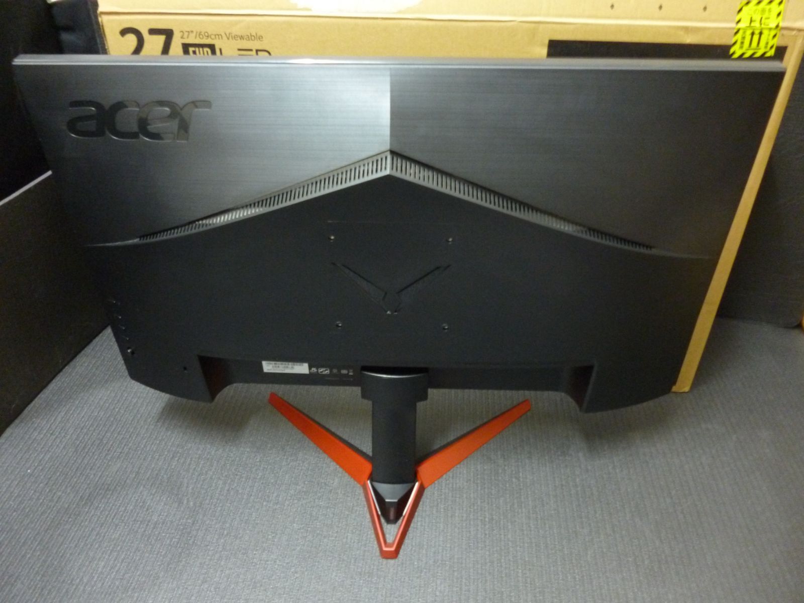 中古品 2022年製 27インチ acer エイサー ゲーミングモニター VG270