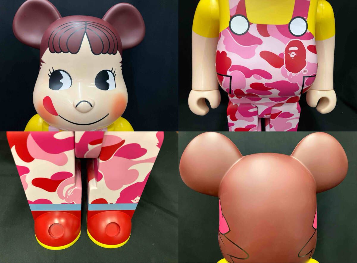 BE@RBRICK BAPE(R) × ペコちゃん 1000% 　ピンク メディコム・トイ BAPE(R) ペコちゃん PINK 1000% BE@RBRICK BE@RBRICK