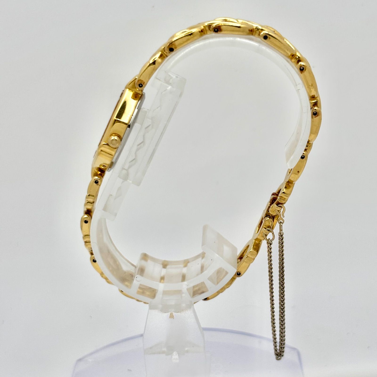 新品電池】SEIKO セイコー レディース 腕時計 ゴールド ダイヤ型 2P21