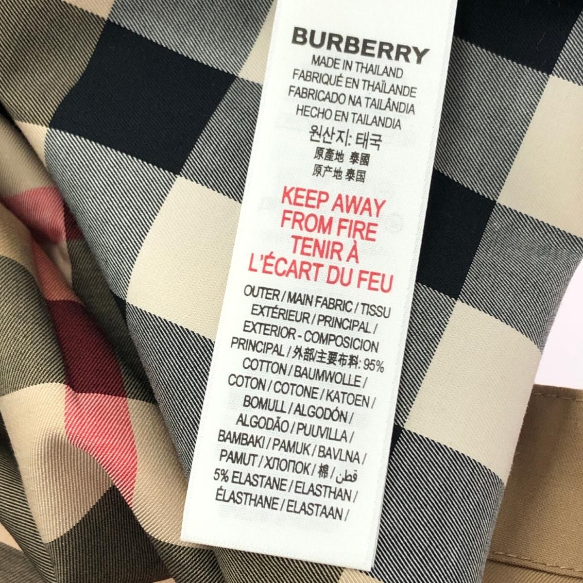 BURBERRY LONDON バーバリーロンドン シャツワンピース サイズ:12Y
