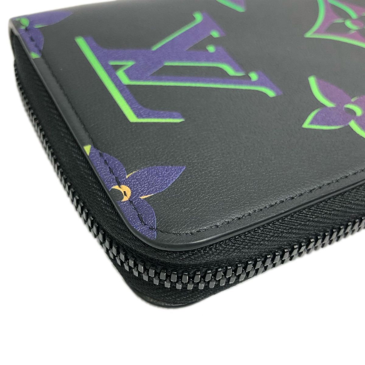 中古】 ルイヴィトン 長財布 ラウンドファスナー モノグラム スポット
