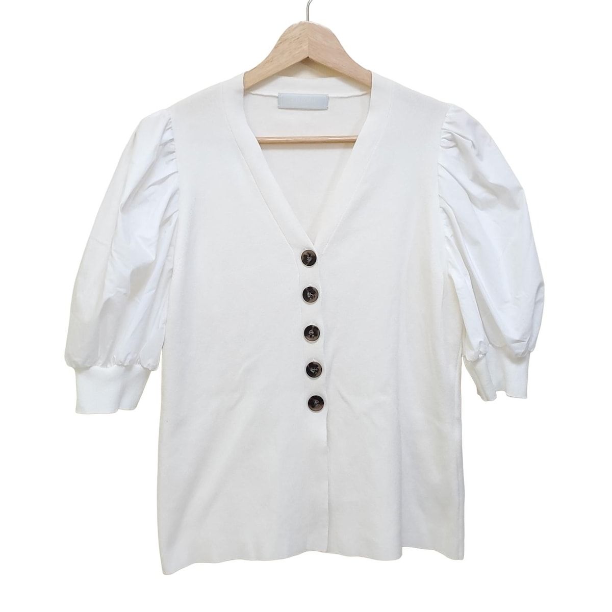 CELFORD 半袖カーディガン CELFORD(セルフォード) カーディガン サイズ38 M レディース美品 - 白