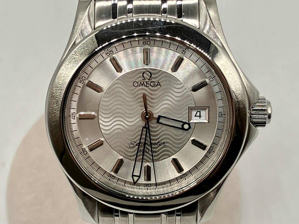 オメガ OMEGA シーマスター120 2511 31 メンズ 腕時計 デイト シルバー クォーツ ウォッチ Seamaster
